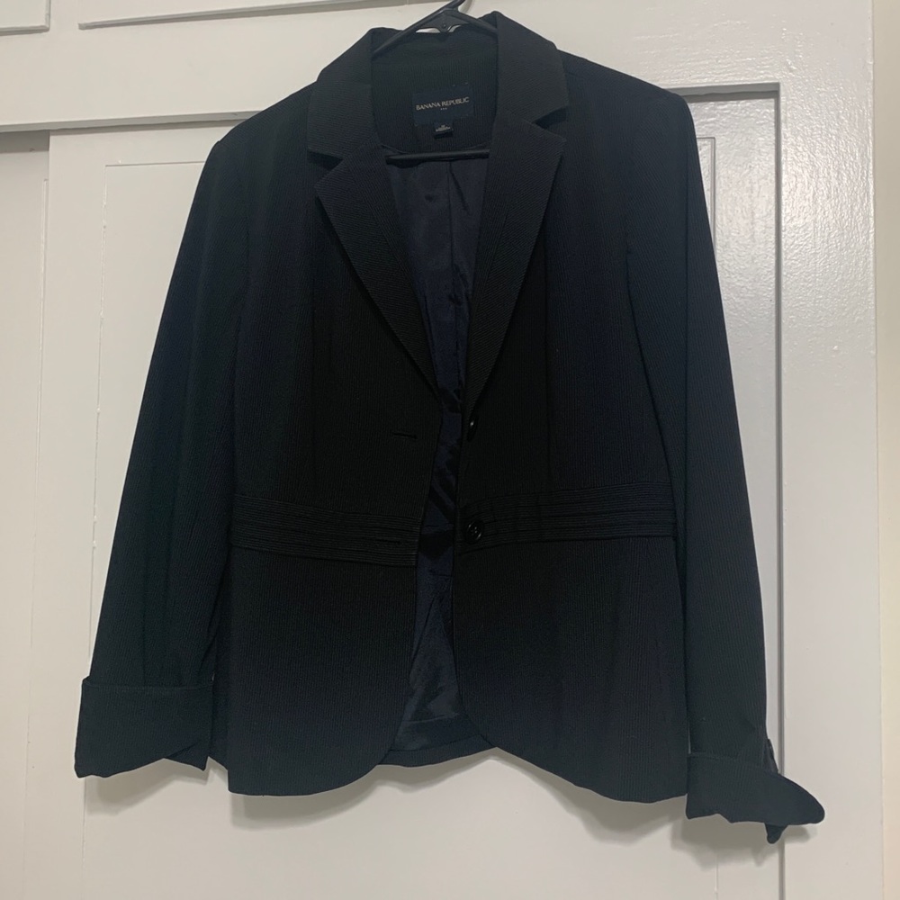 Banana Republic pinstripe blazer